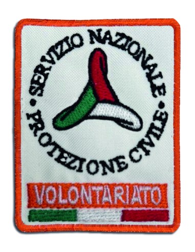 Distintivo Protezione Civile ANC Ricamato con Velcro – Patch Operativa 7x9 cm