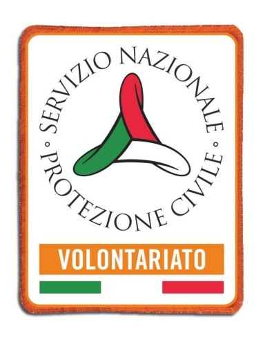 Distintivo Protezione Civile ANC Stampato con Velcro – Patch Operativa 7x9 cm