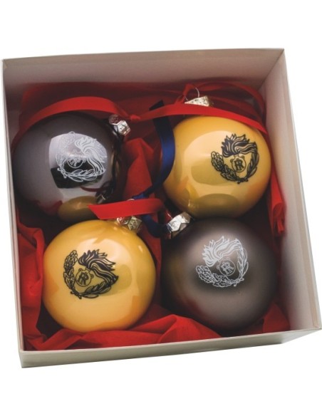 PALLINE DI NATALE IN VETRO CON LOGO ANC